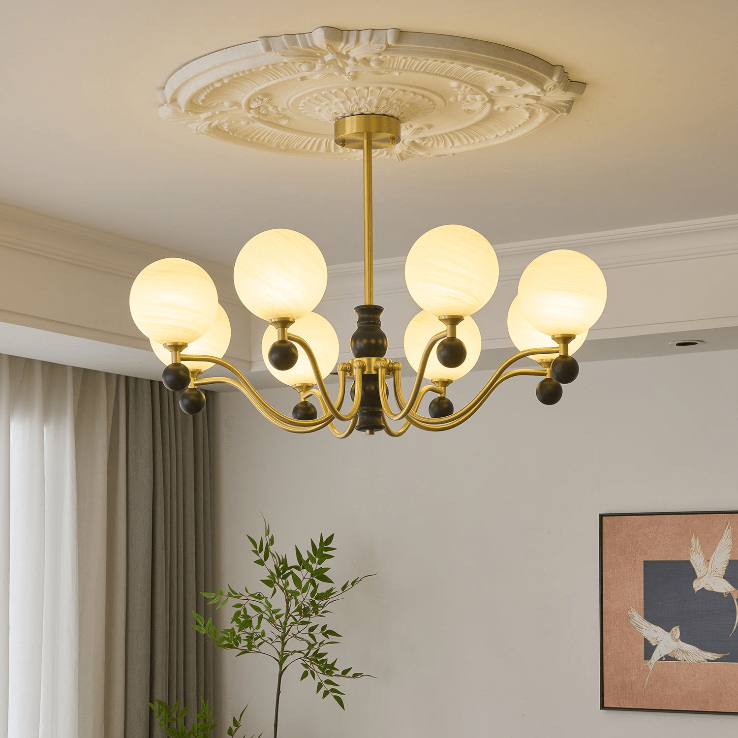 Aether Sphere Chandelier - Blowlighting