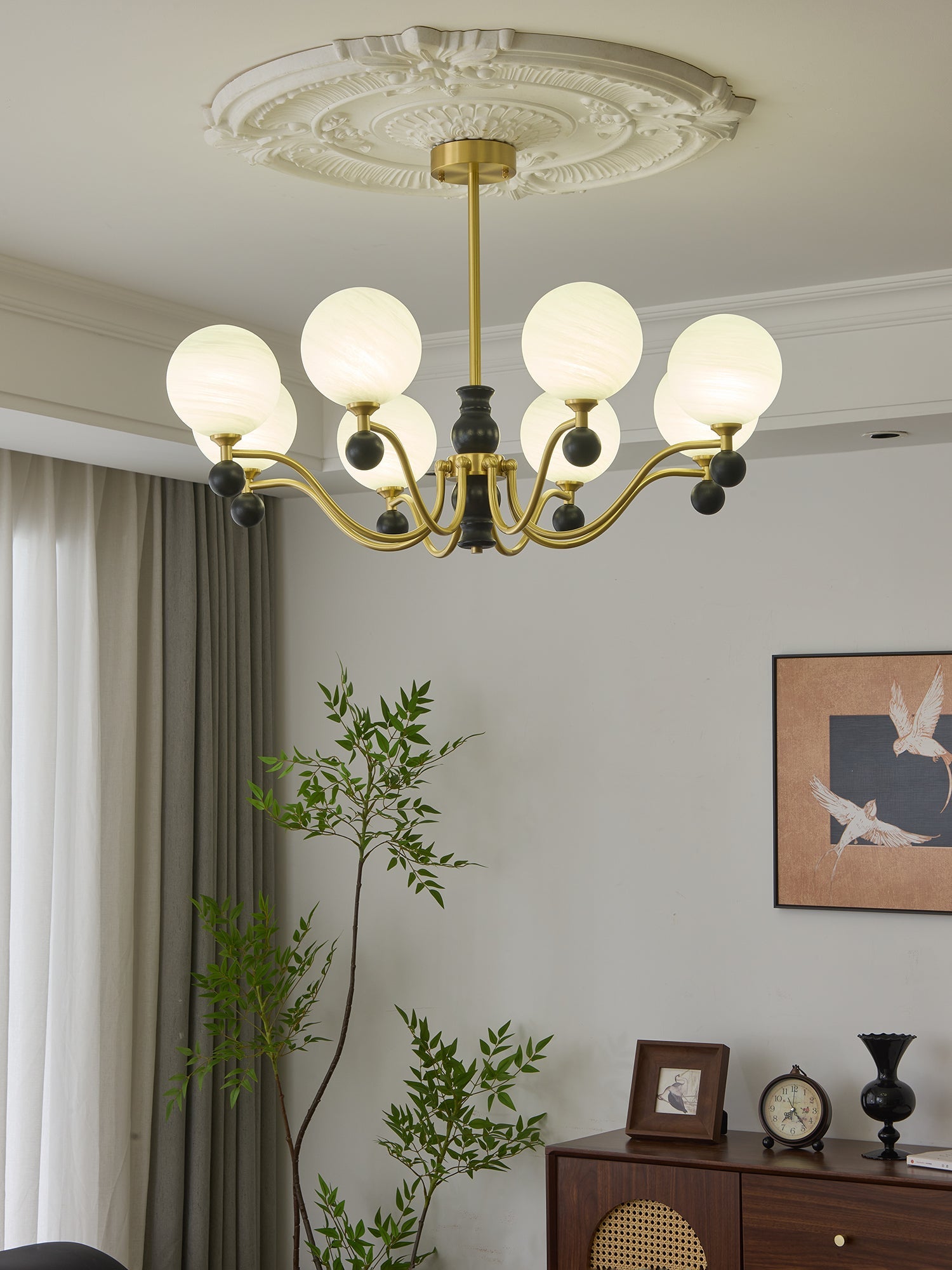 Aether Sphere Chandelier - Blowlighting