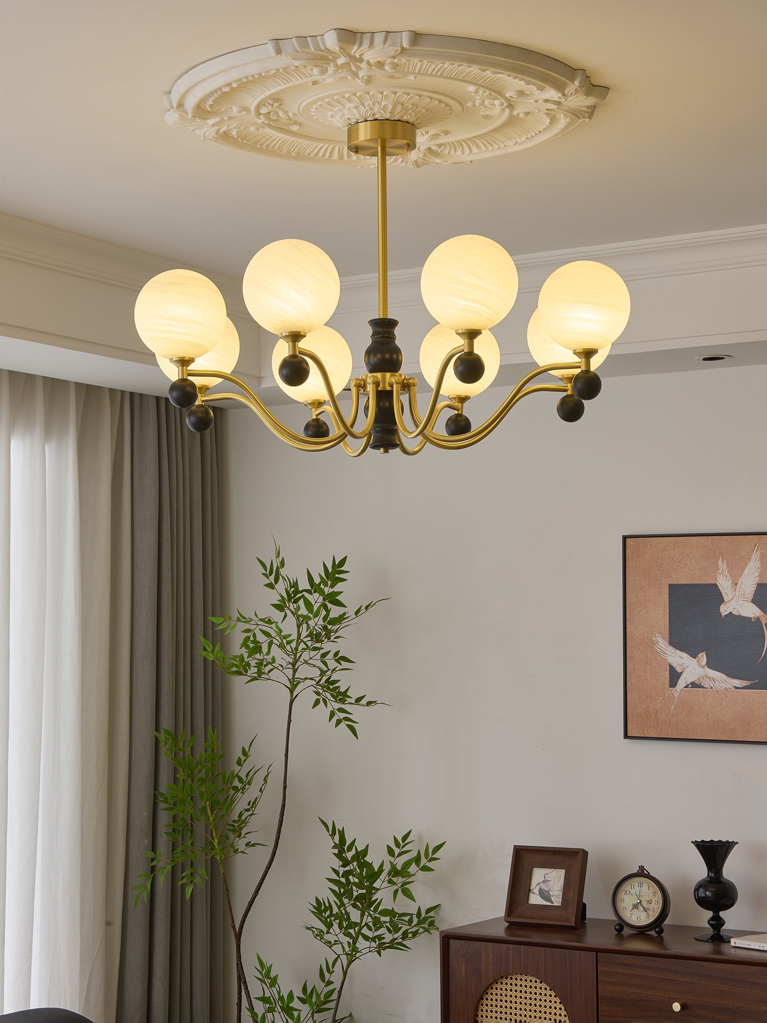 Aether Sphere Chandelier - Blowlighting