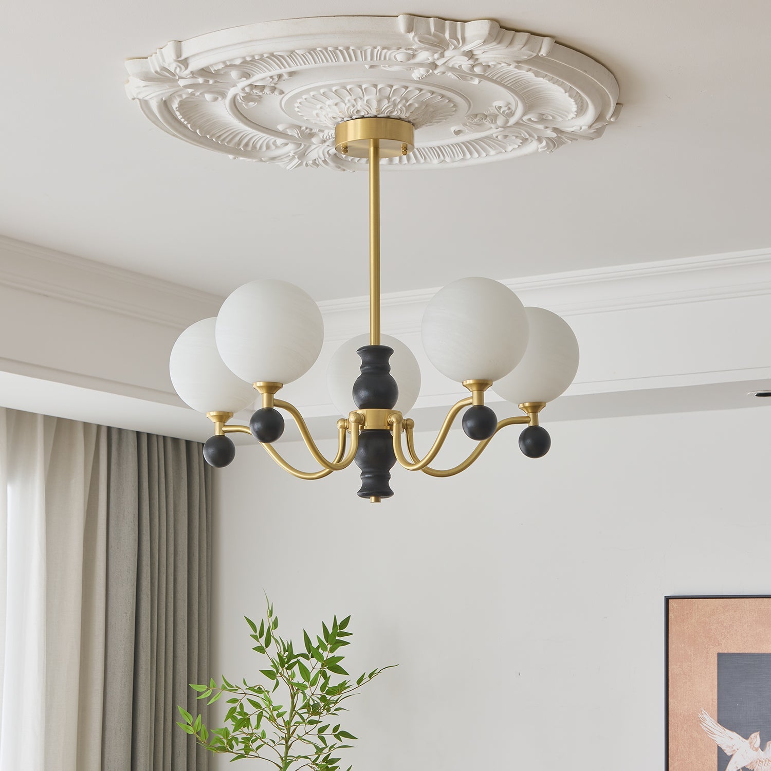 Aether Sphere Chandelier - Blowlighting