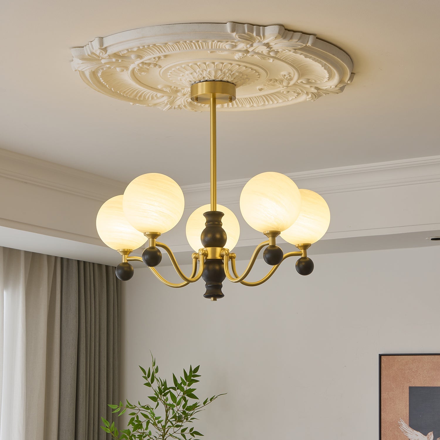 Aether Sphere Chandelier - Blowlighting