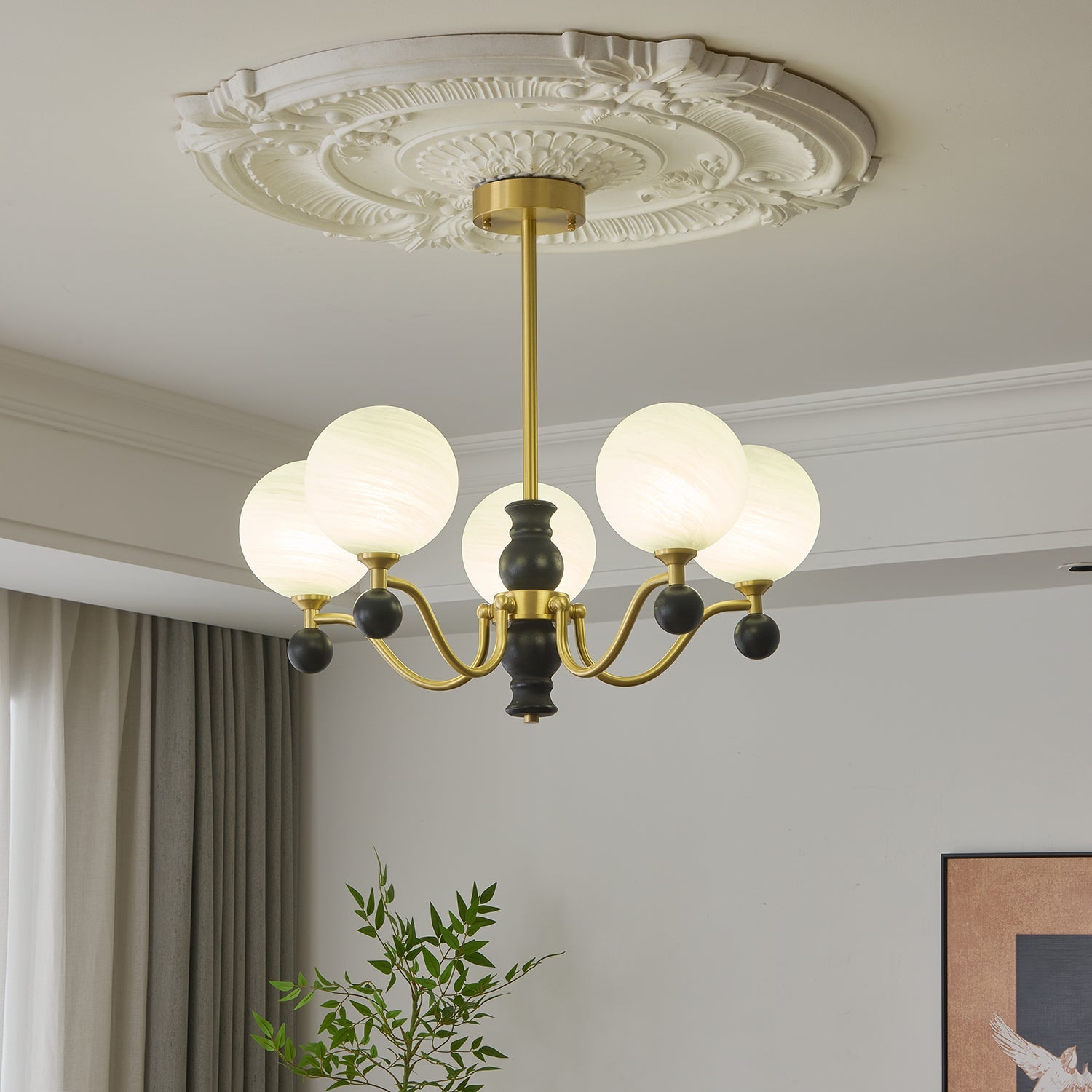 Aether Sphere Chandelier - Blowlighting