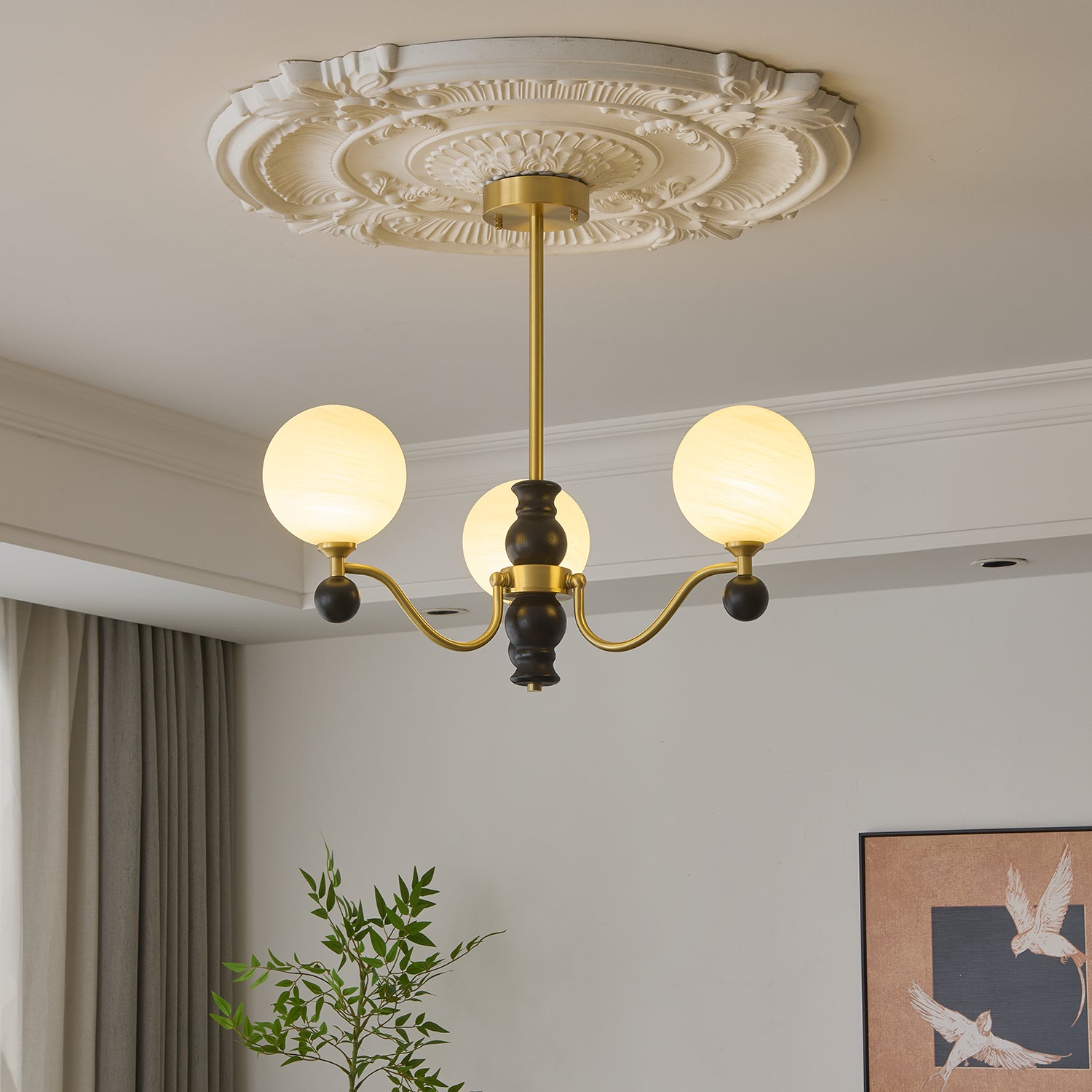 Aether Sphere Chandelier - Blowlighting