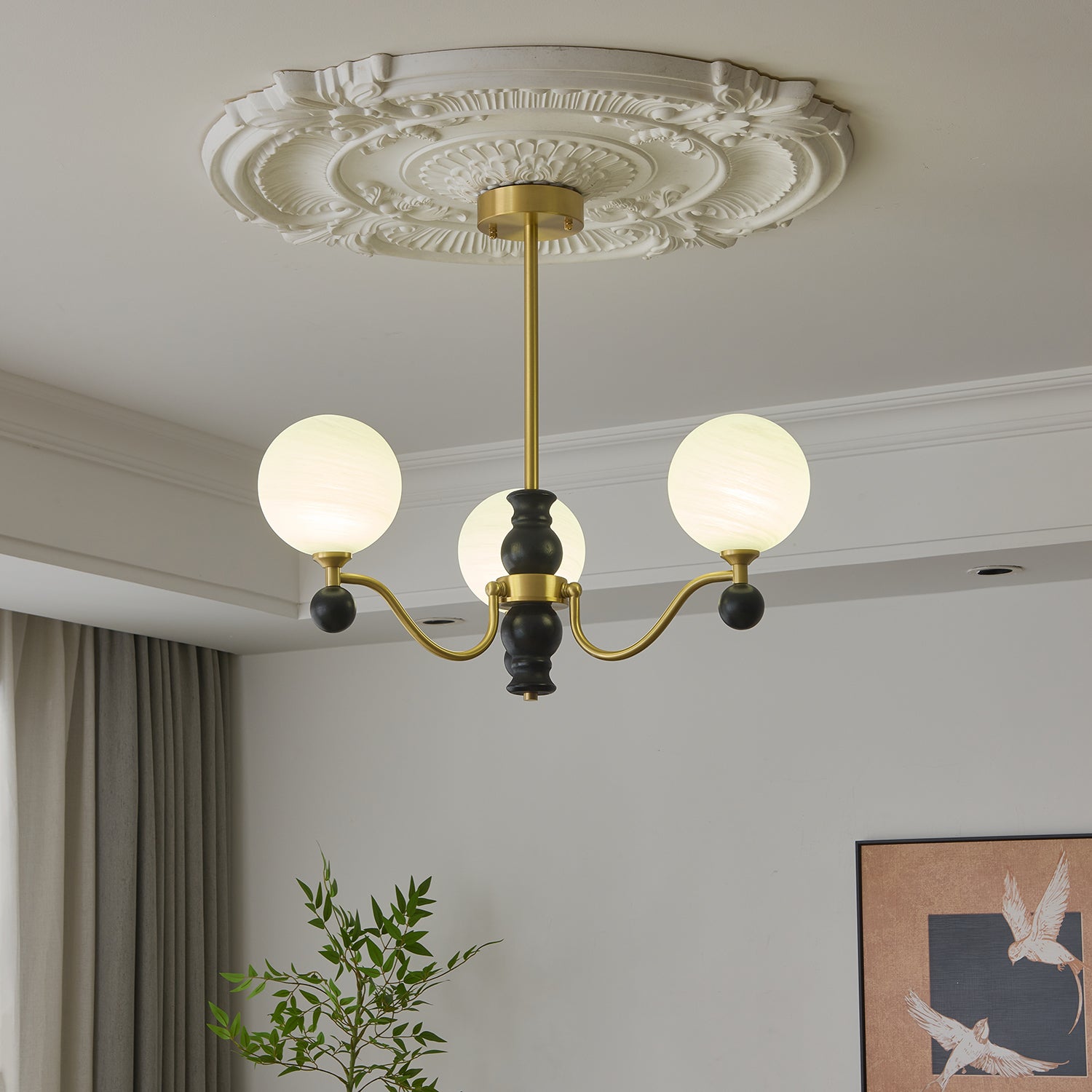 Aether Sphere Chandelier - Blowlighting