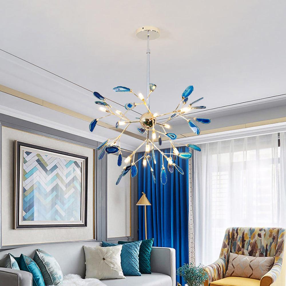 Agate Flake Chandelier - Blowlighting