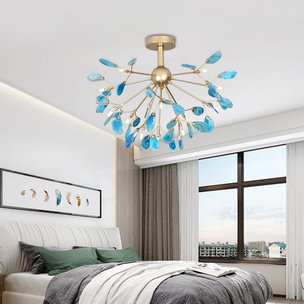 Agate Flake Chandelier - Blowlighting