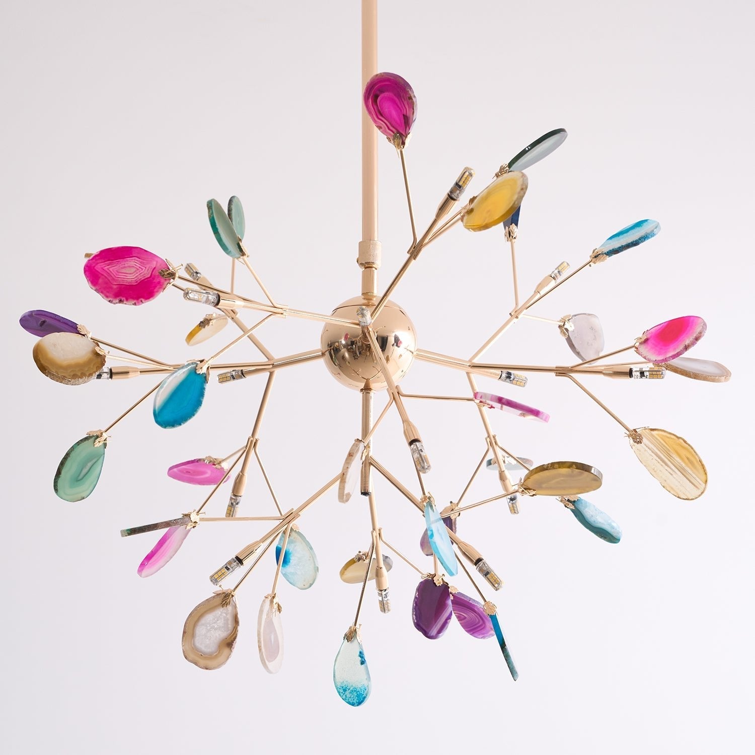Agate Flake Chandelier - Blowlighting