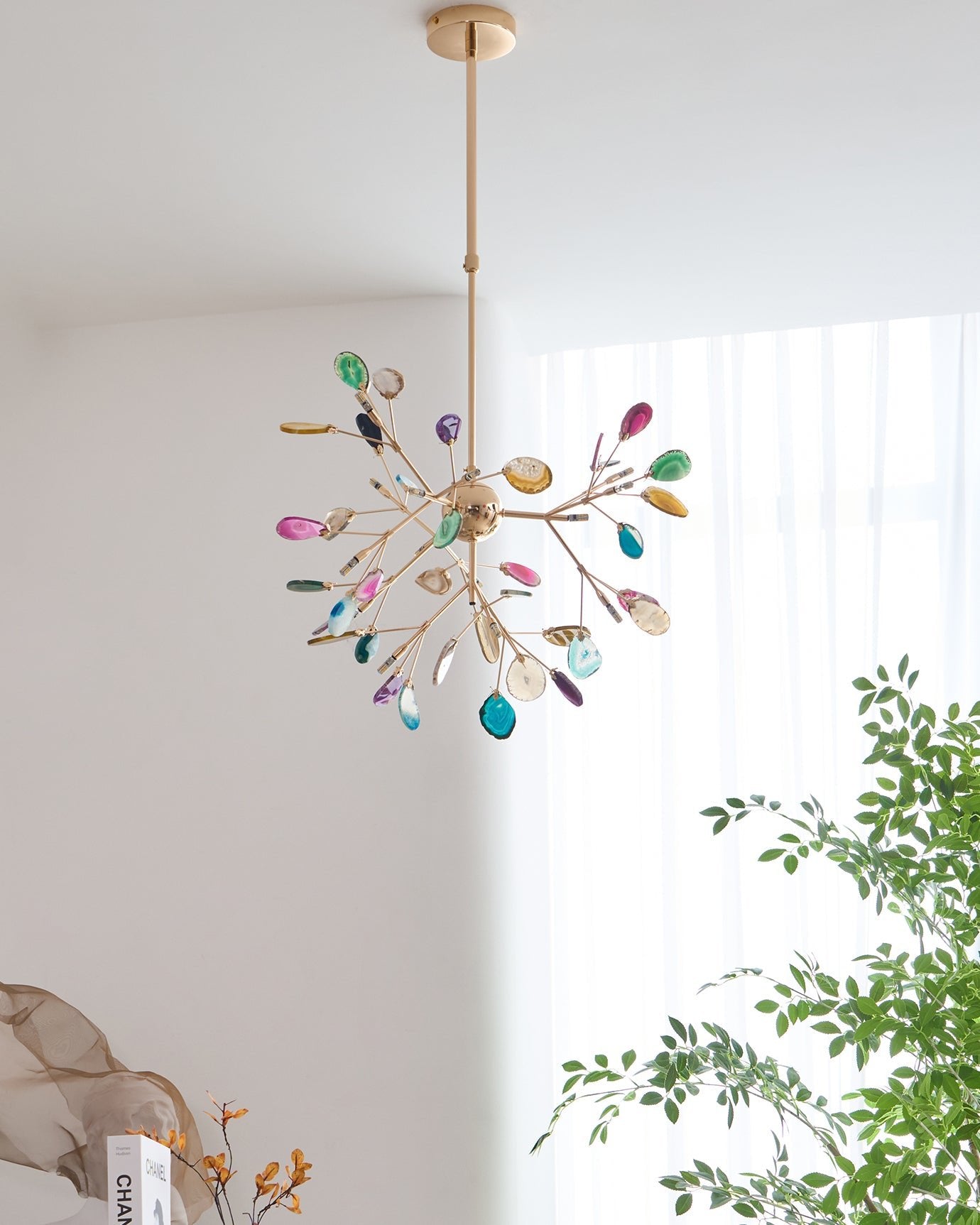 Agate Flake Chandelier - Blowlighting