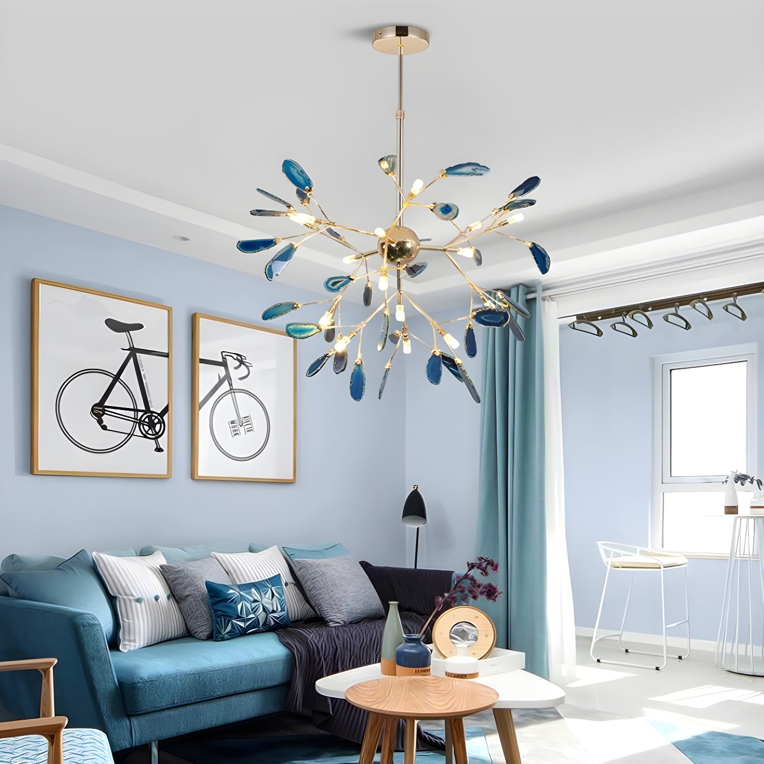 Agate Flake Chandelier - Blowlighting
