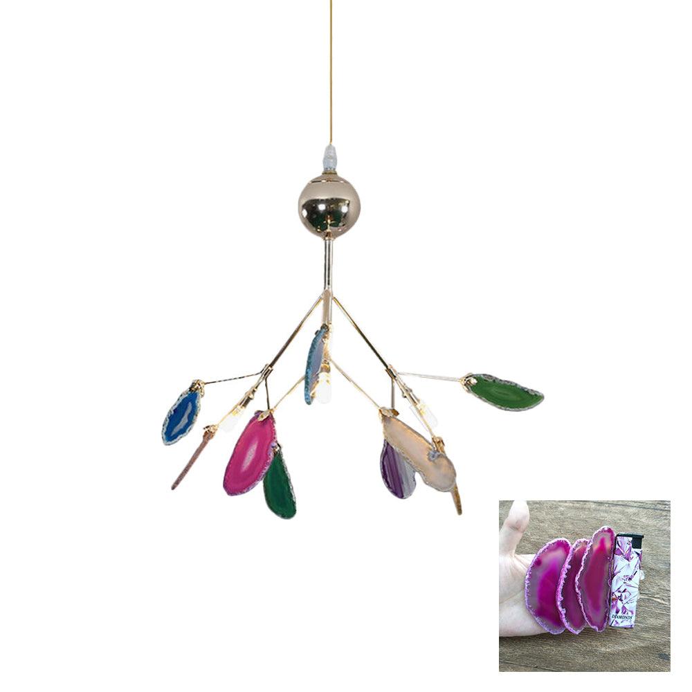Agate Flake Chandelier - Blowlighting