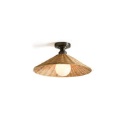 Agoura Oriental Rattan Ceiling Light