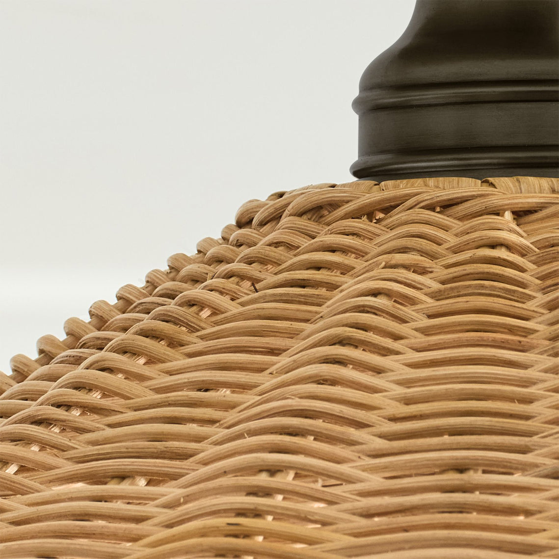 Agoura Oriental Rattan Ceiling Light