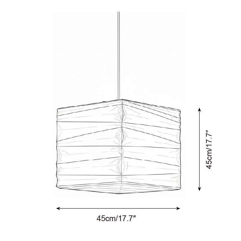Akari Minimalist Paper 33X Pendant Light