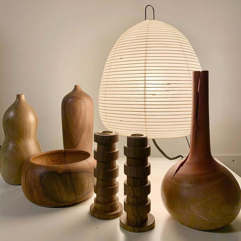 Akari Paper Table Lamp - Blowlighting