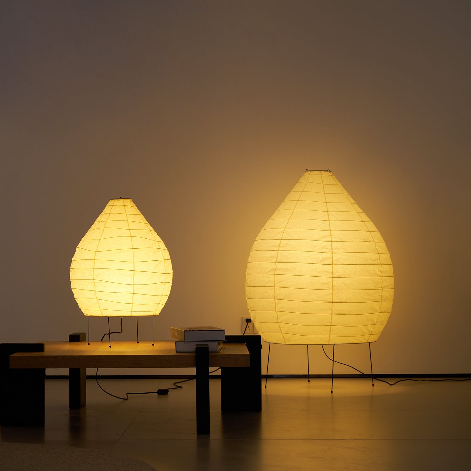 Washi Paper Lantern Table Lamp - Blowlighting