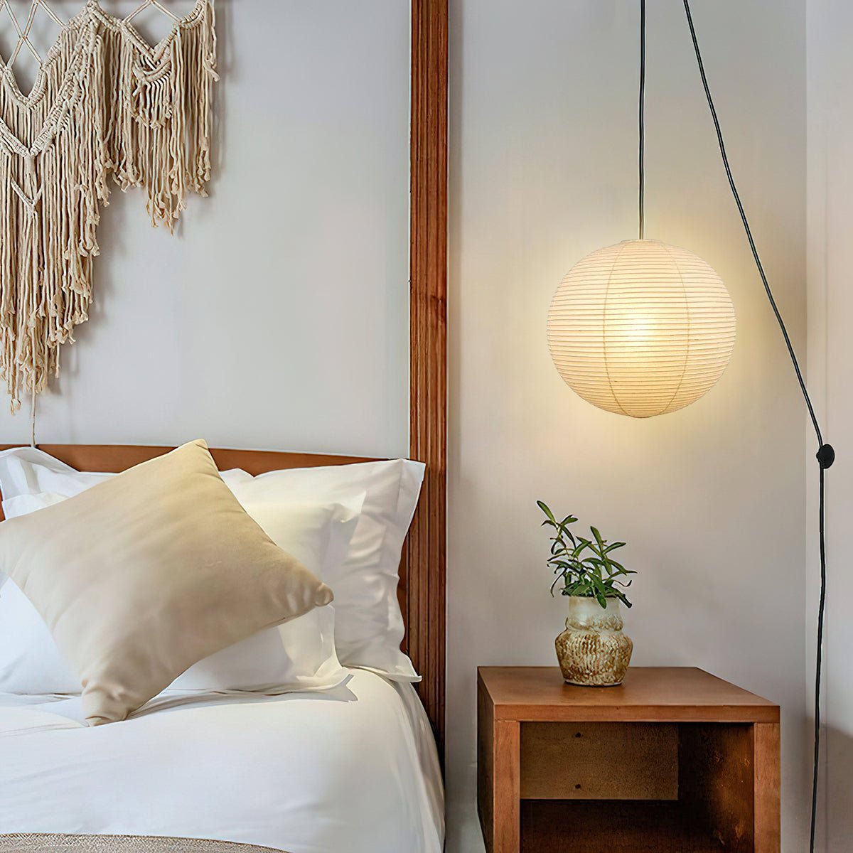 Akari A Pendant Swag Light - Blowlighting