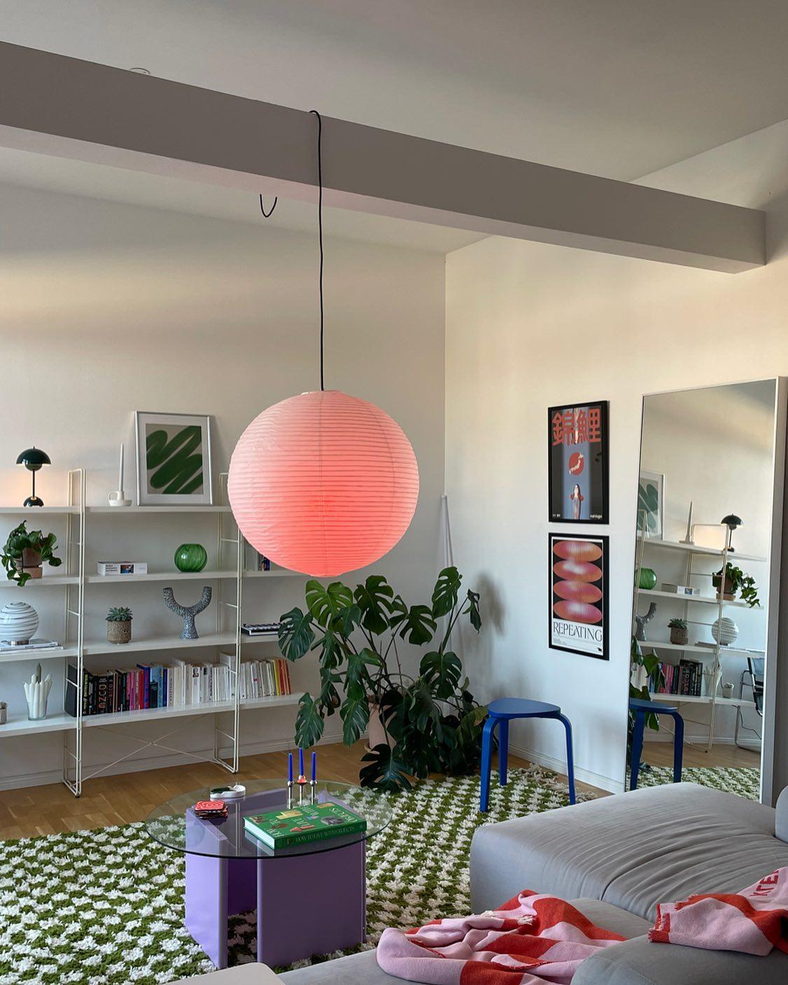 Akari A Round Swag Light - Blowlighting