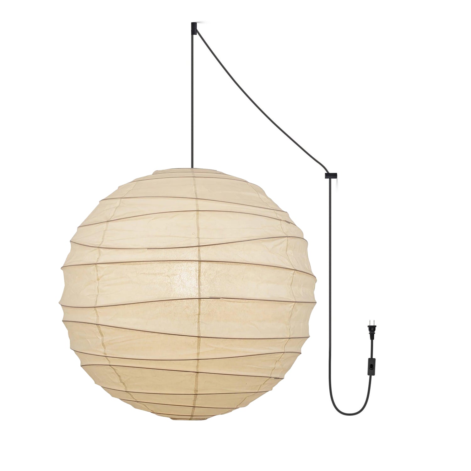 Washi Paper Pendant Swag Lamp - Blowlighting