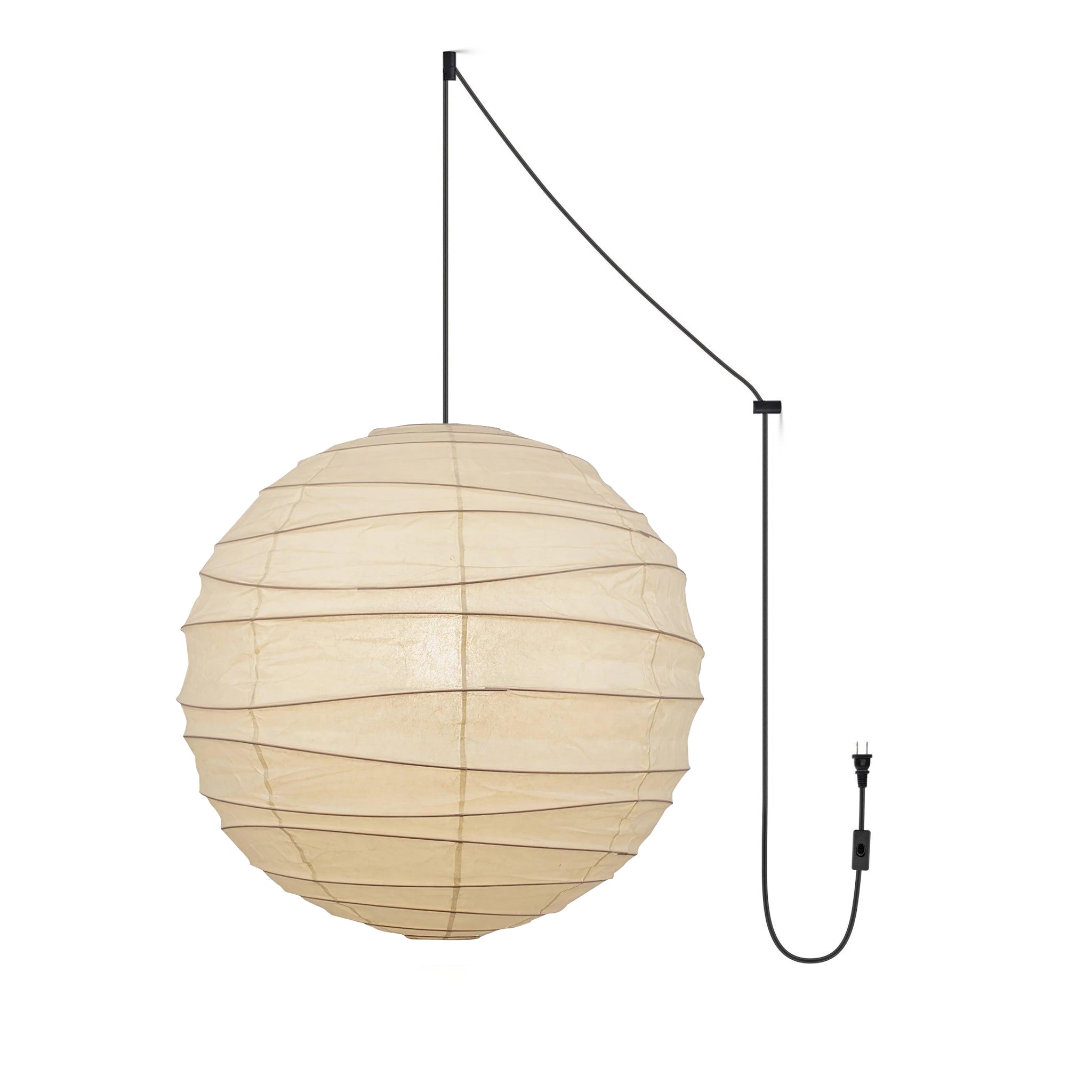 Washi Paper Pendant Swag Lamp - Blowlighting