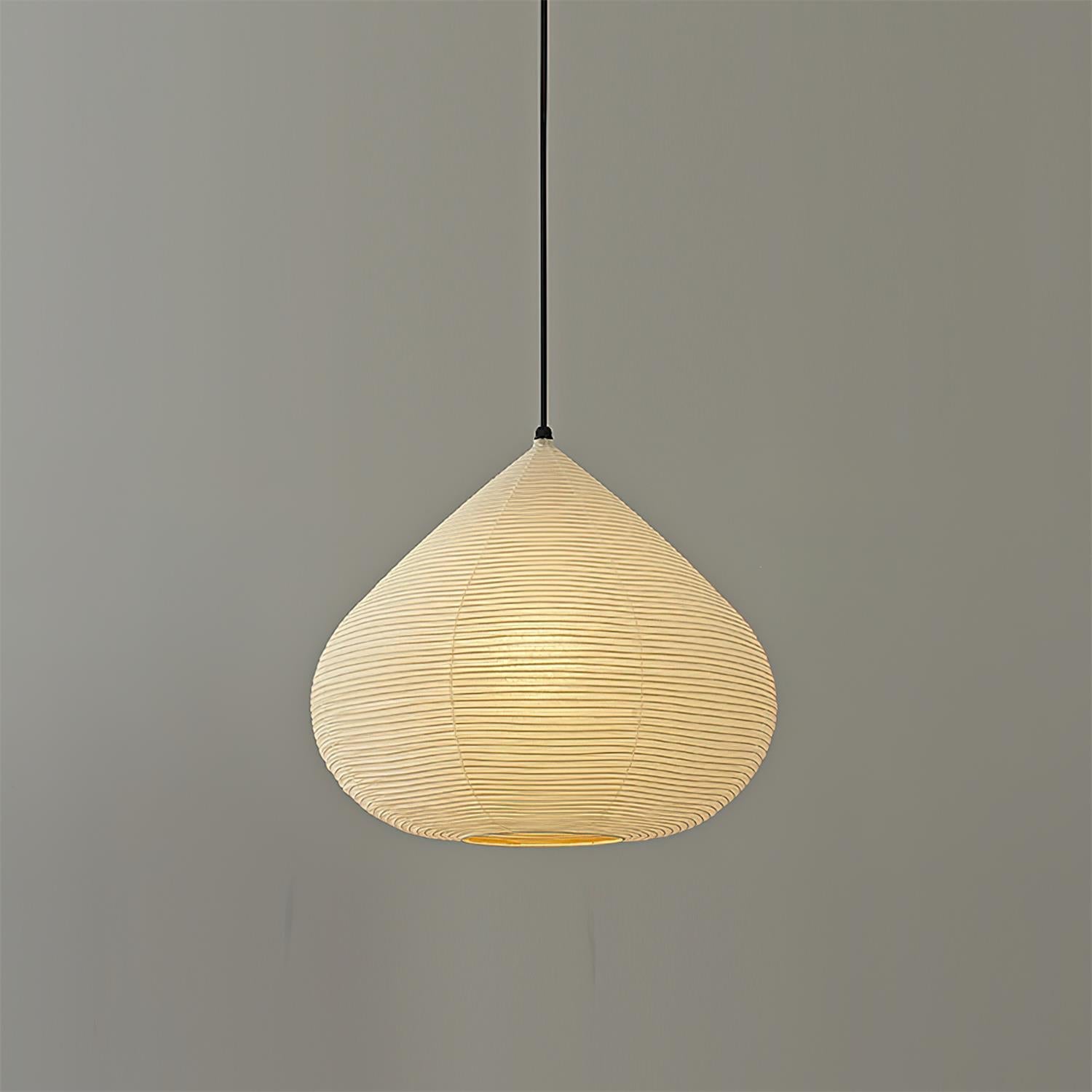 Akari Minimalist Paper Chestnut Pendant Light