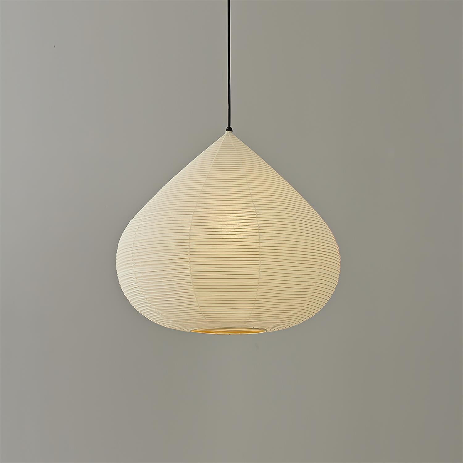 Akari Minimalist Paper Chestnut Pendant Light