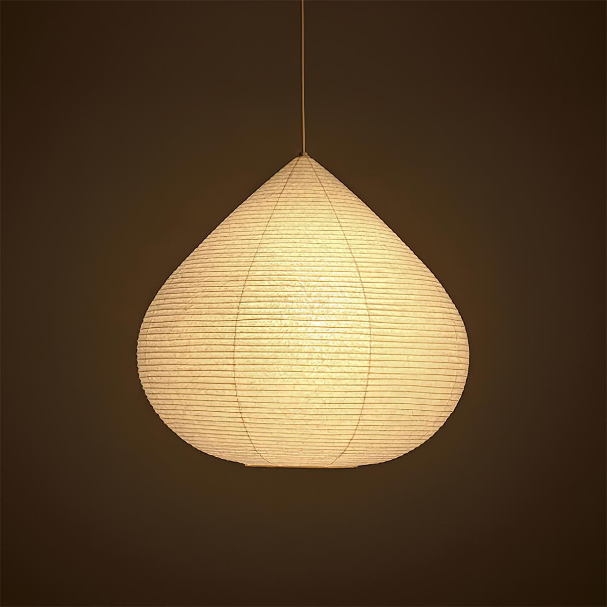 Akari Minimalist Paper Chestnut Pendant Light