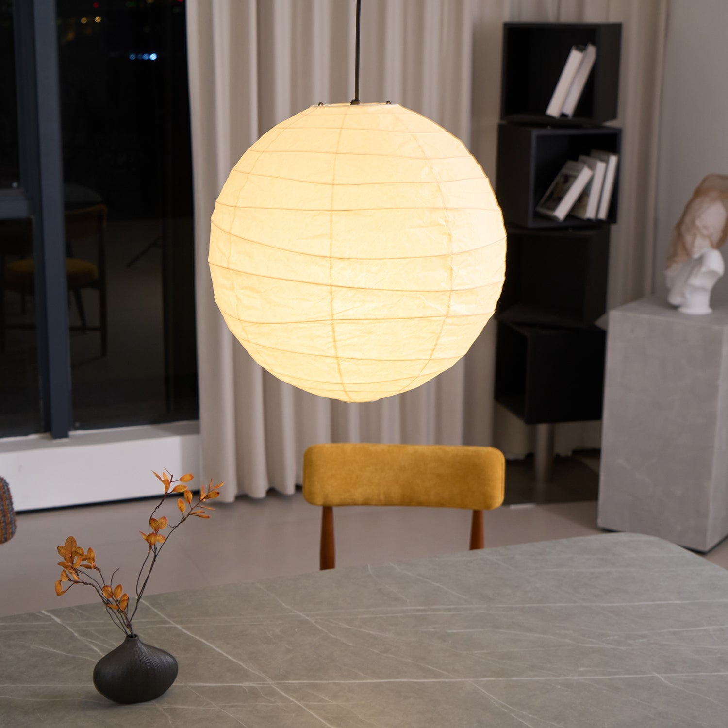 Washi Paper Pendant Lamp - Blowlighting