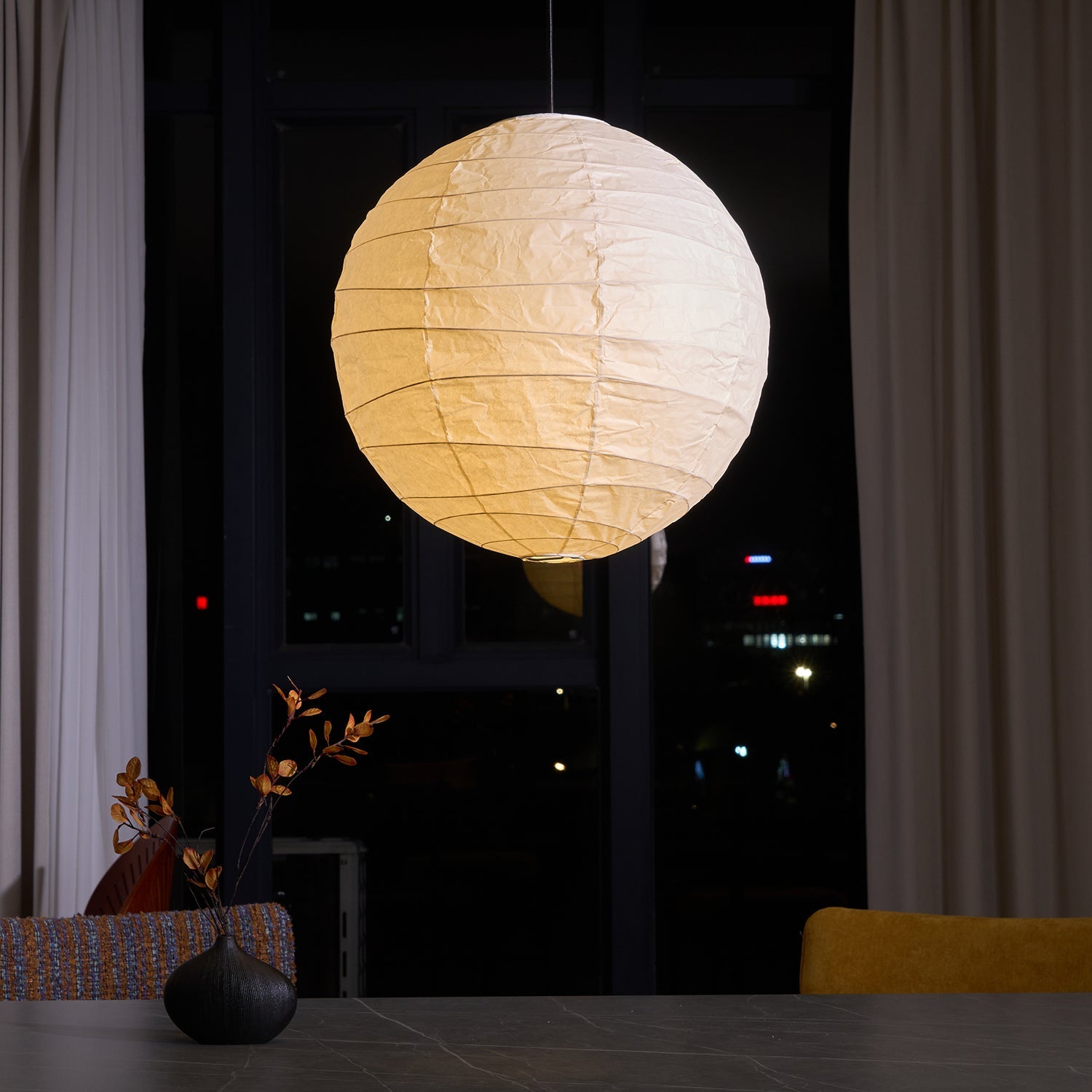 Washi Paper Pendant Lamp - Blowlighting