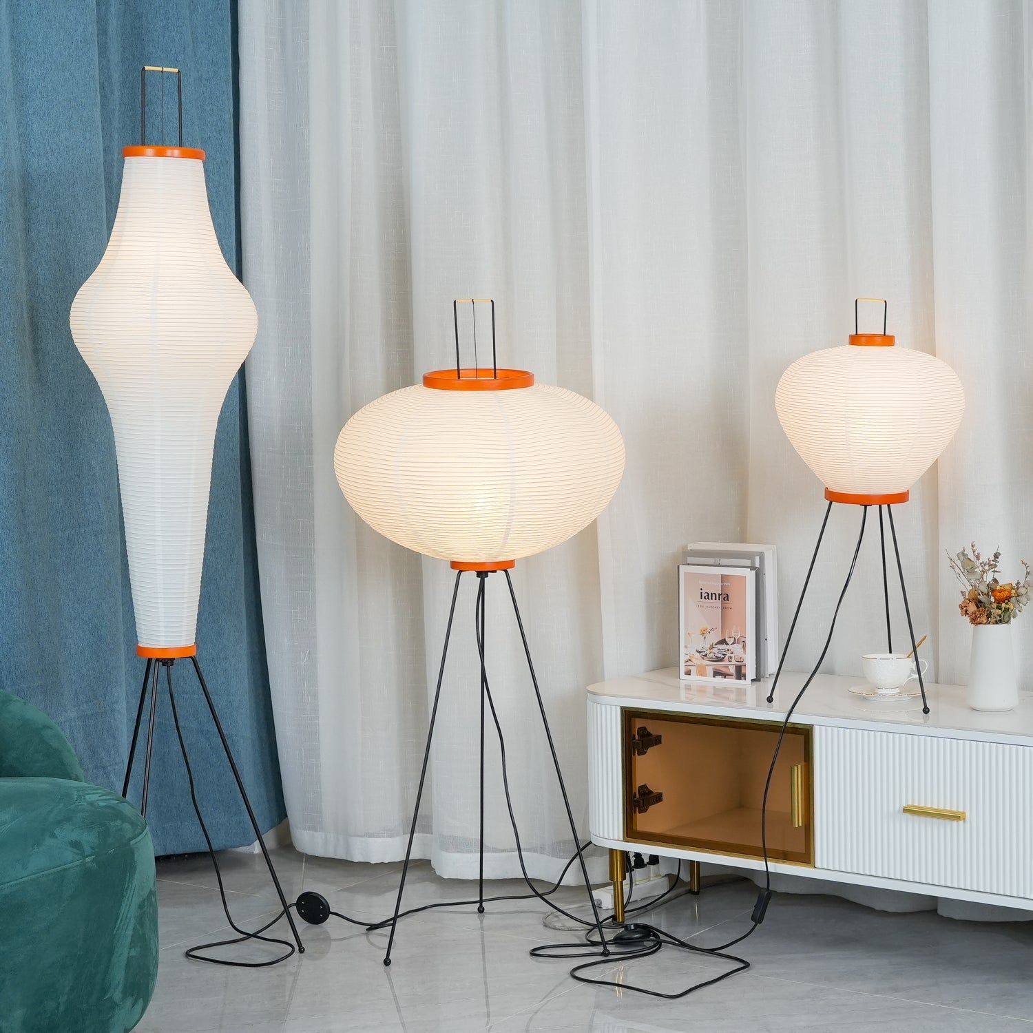 Rice Paper Floor Lamp - Blowlighting