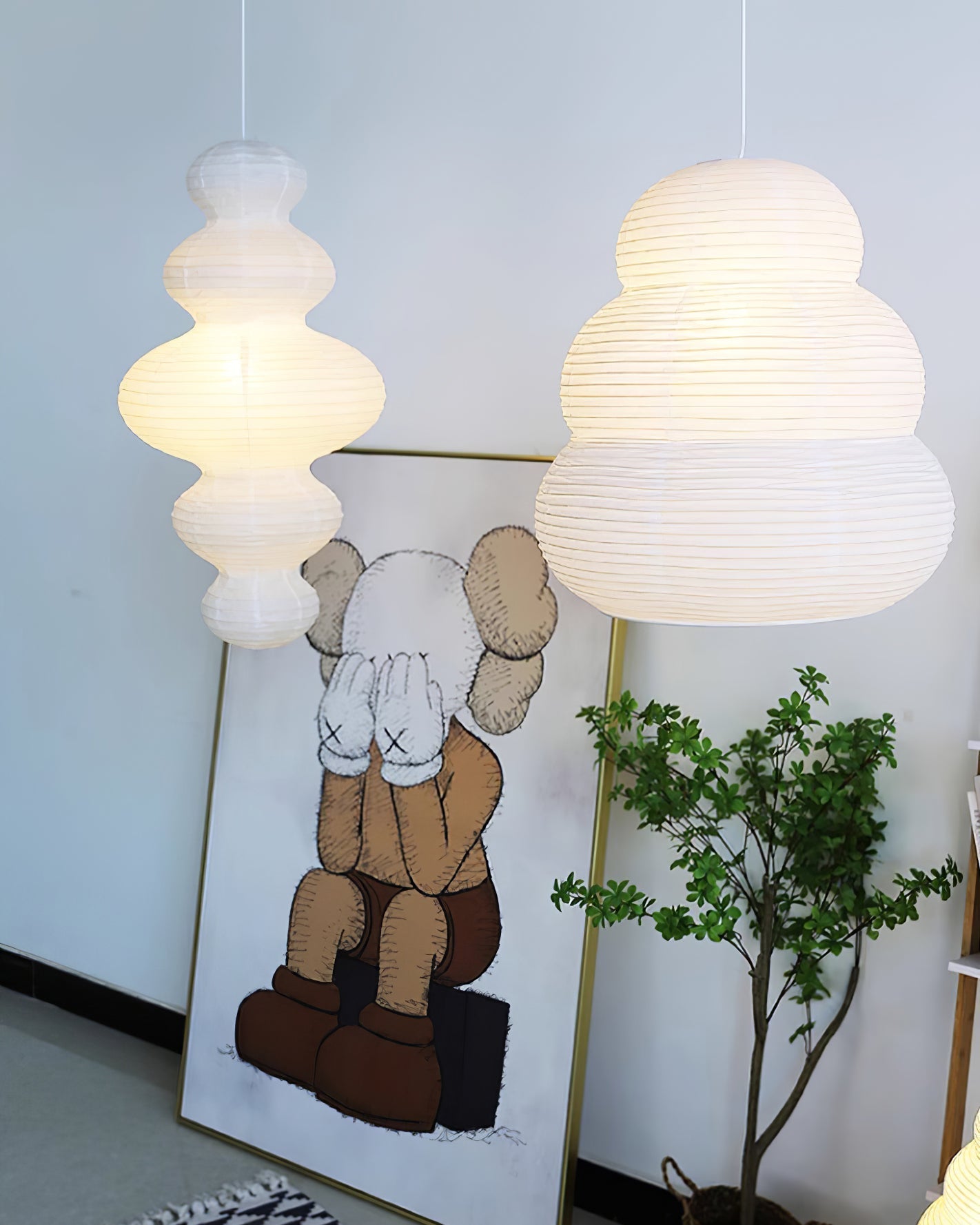 Akari Juni Pendant Swag Lamp - Blowlighting