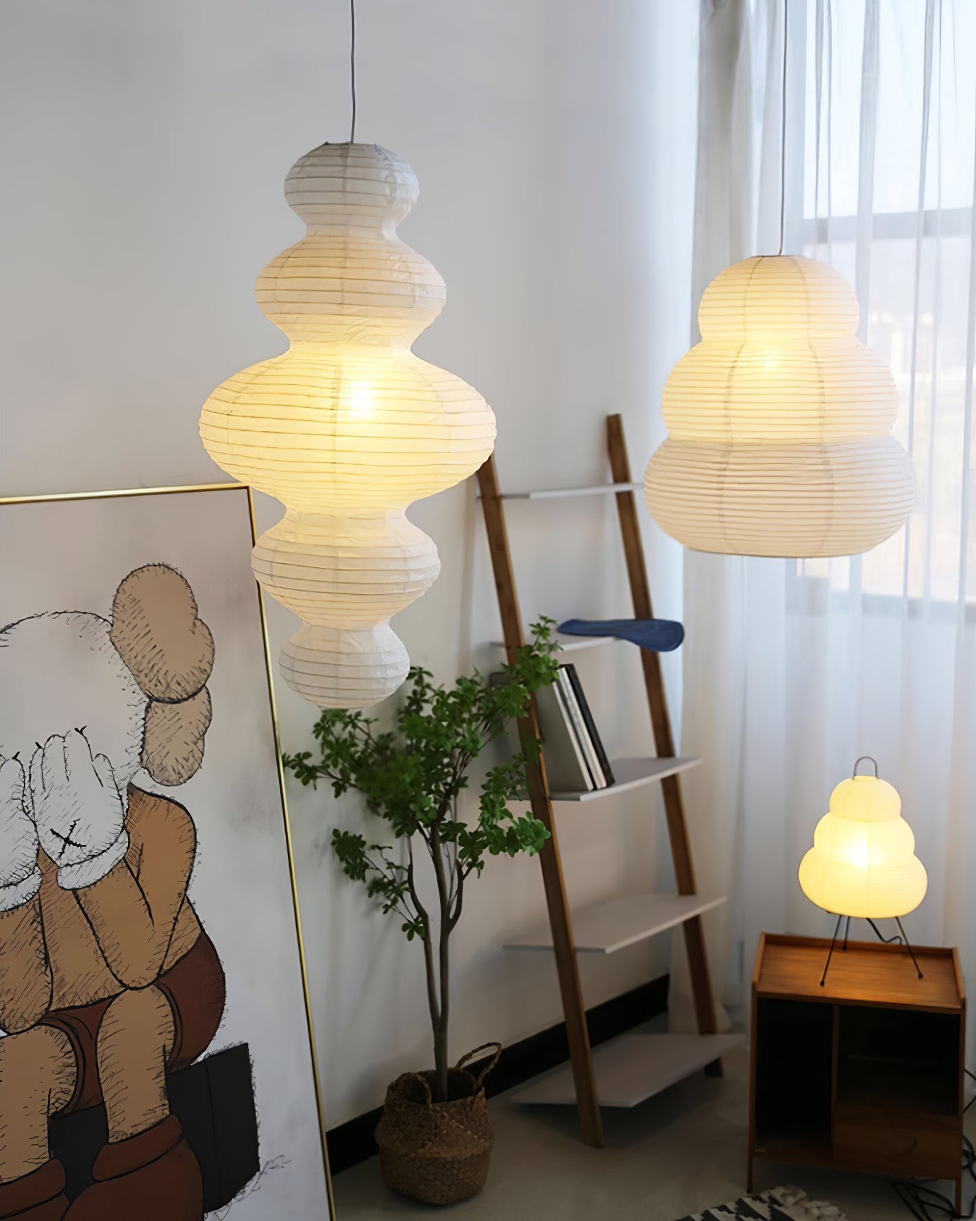 Akari Juni Pendant Swag Lamp - Blowlighting