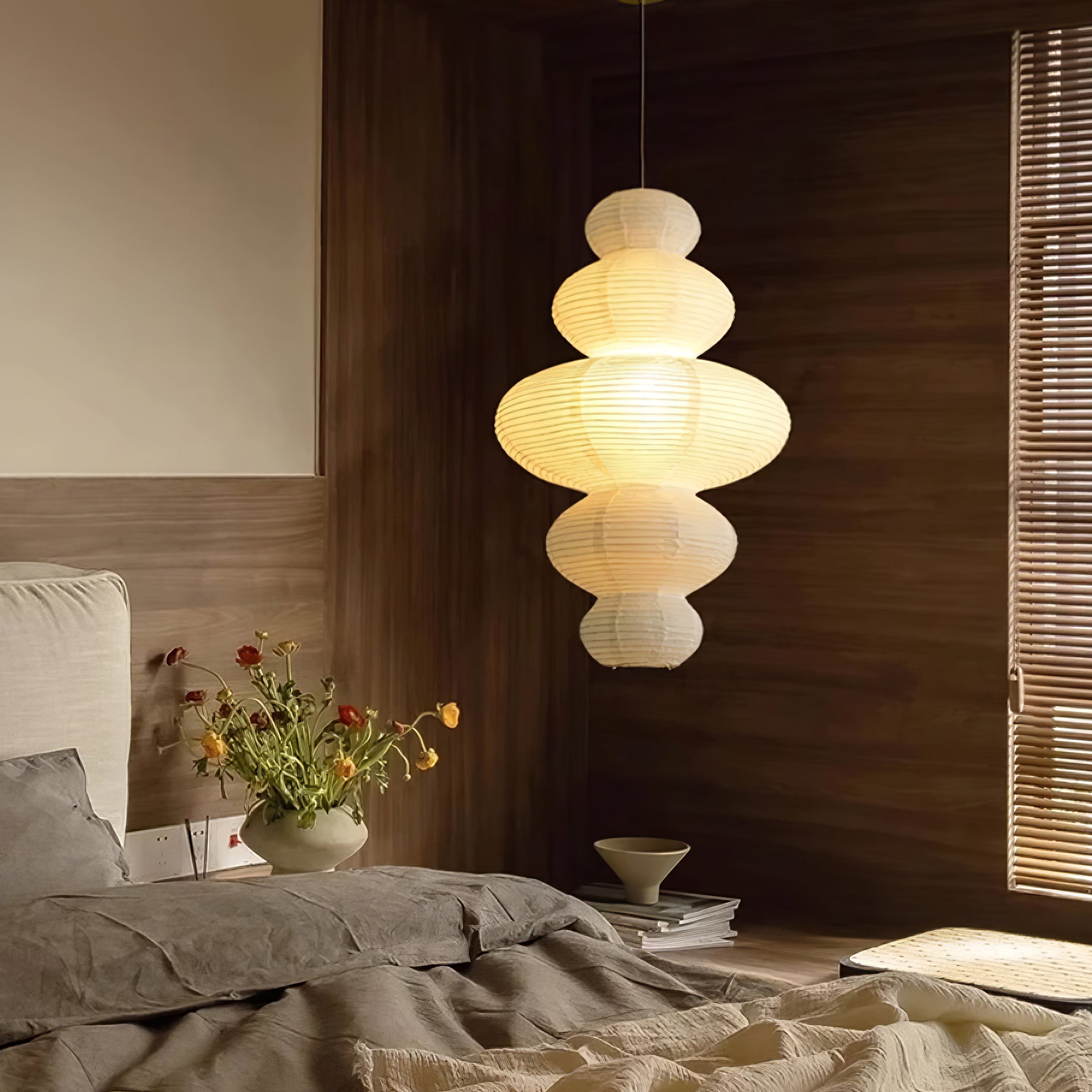 Akari Juni Pendant Swag Lamp - Blowlighting