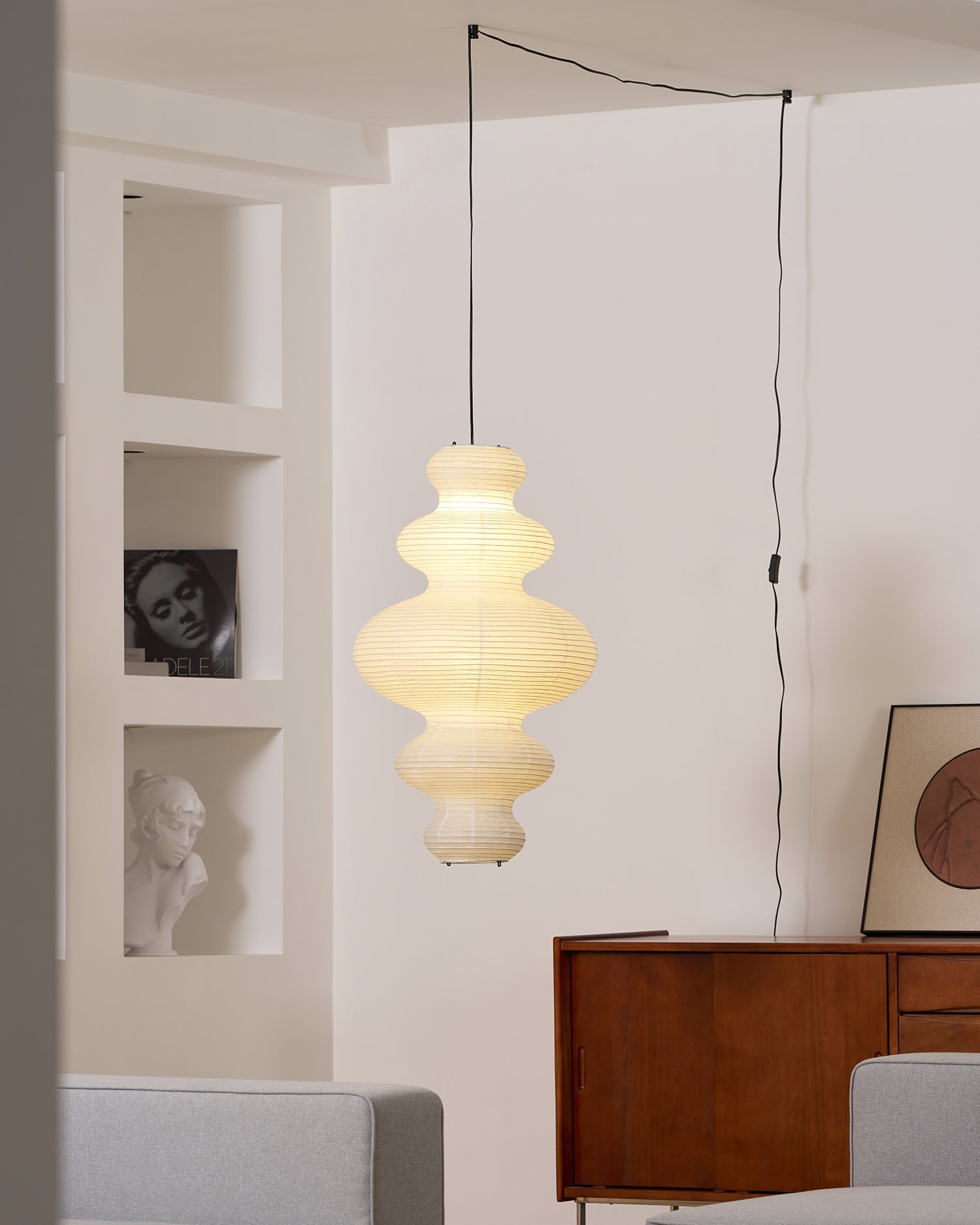 Akari Juni Pendant Swag Lamp - Blowlighting