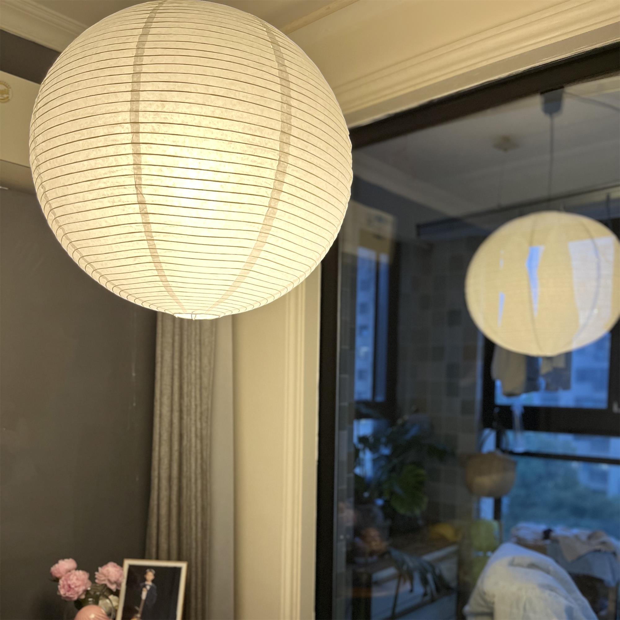 Washi Paper Round Series Pendant Lamp - Blowlighting