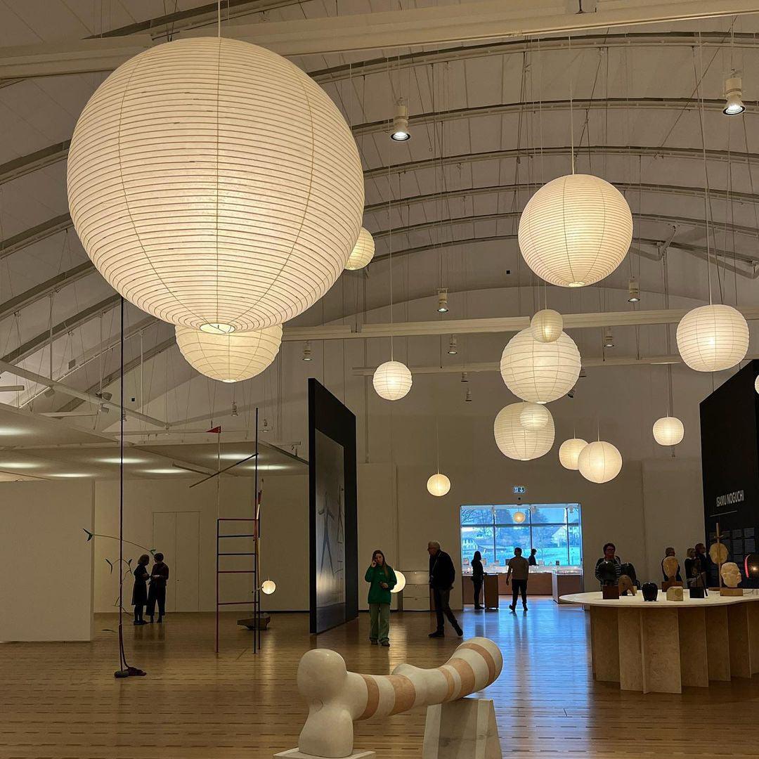 Washi Paper Round Series Pendant Lamp - Blowlighting