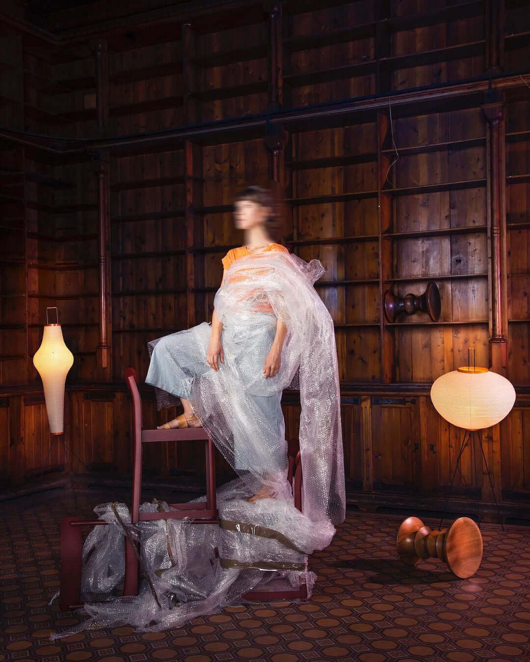Rice Paper Floor Lamp - Blowlighting