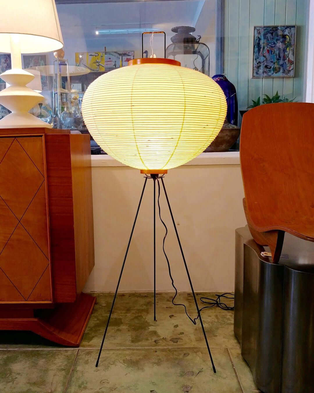 Rice Paper Floor Lamp - Blowlighting