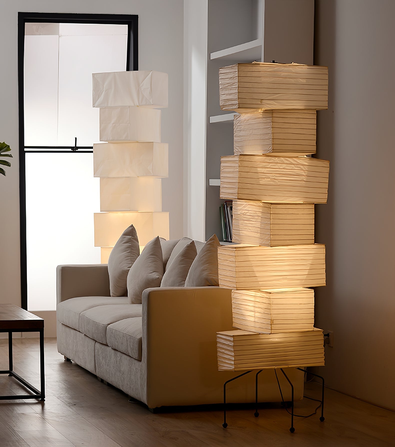Lana Stacked Floor Lamp - Blowlighting