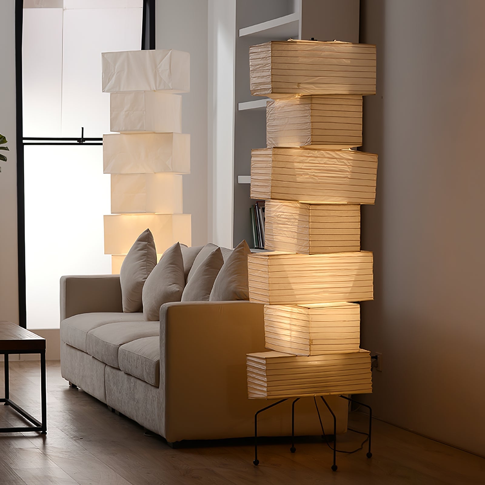 Lana Stacked Floor Lamp - Blowlighting