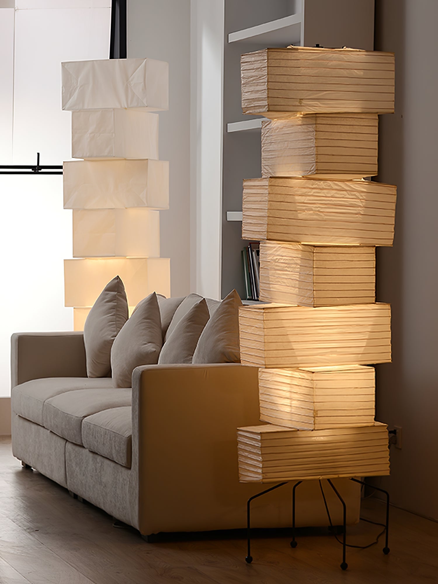Lana Stacked Floor Lamp - Blowlighting