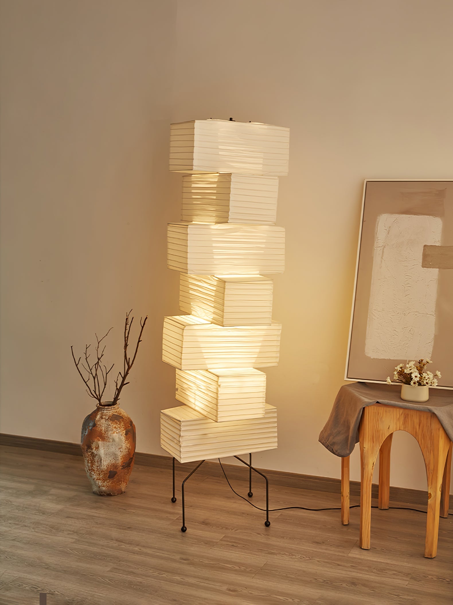 Lana Stacked Floor Lamp - Blowlighting