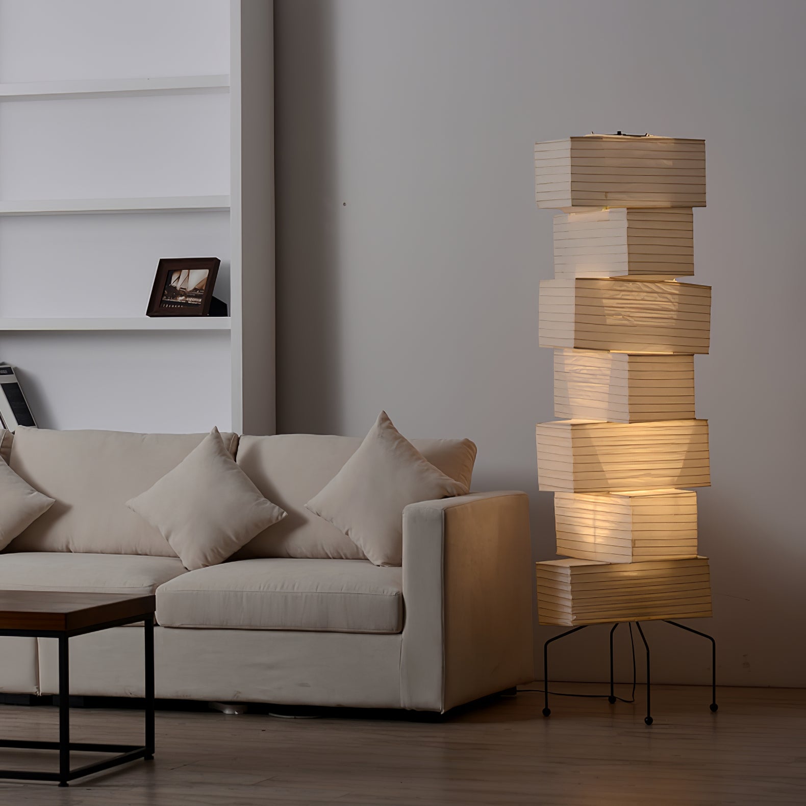 Lana Stacked Floor Lamp - Blowlighting