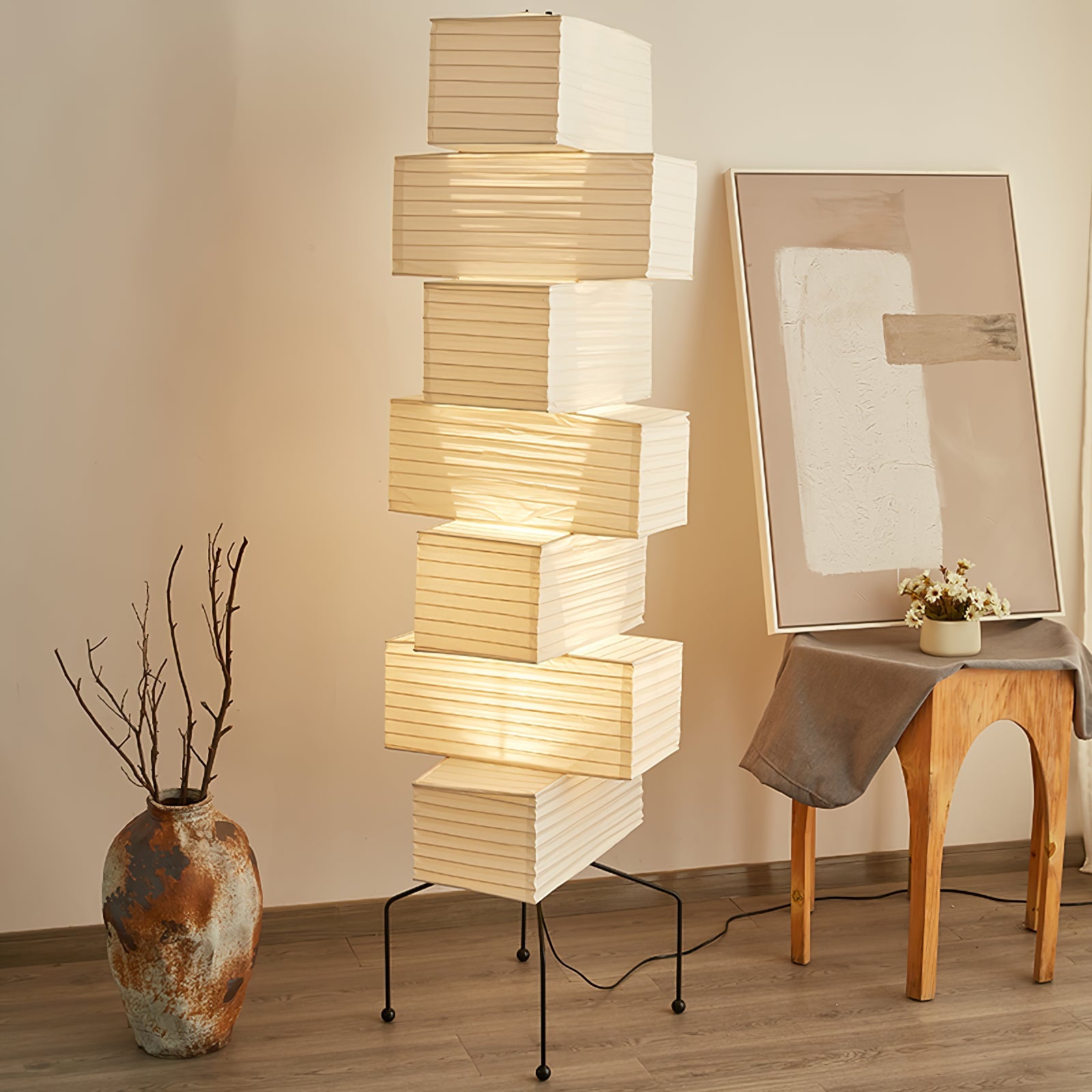 Lana Stacked Floor Lamp - Blowlighting