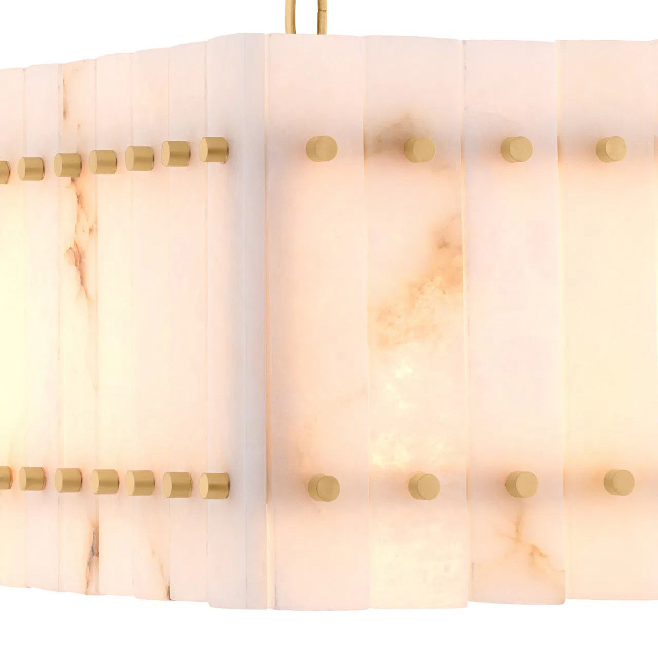 Akoya Contemporary Art Alabaster Cube Alabaster Chandelier