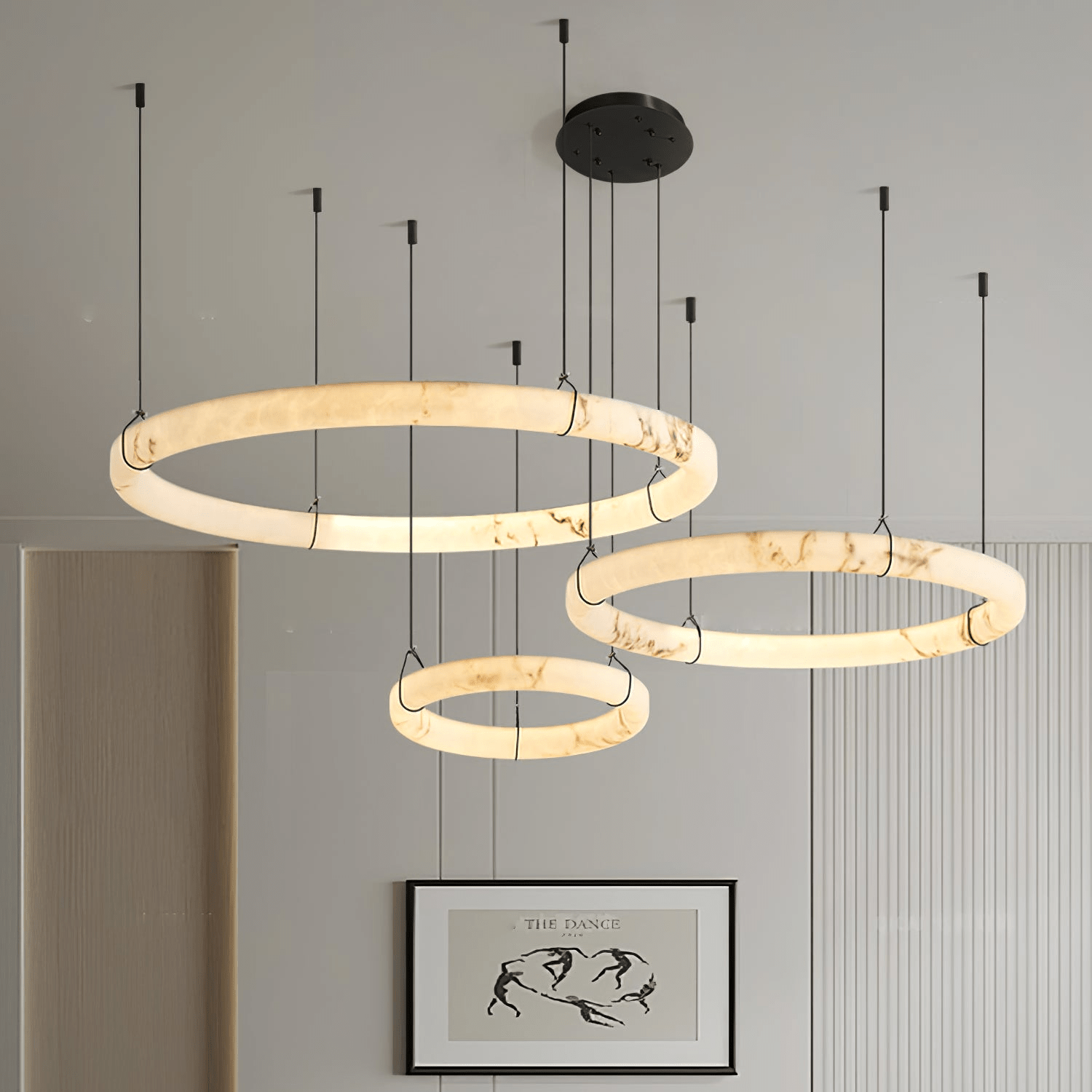 Aureon Modern Alabaster Pendant Light - Blowlighting