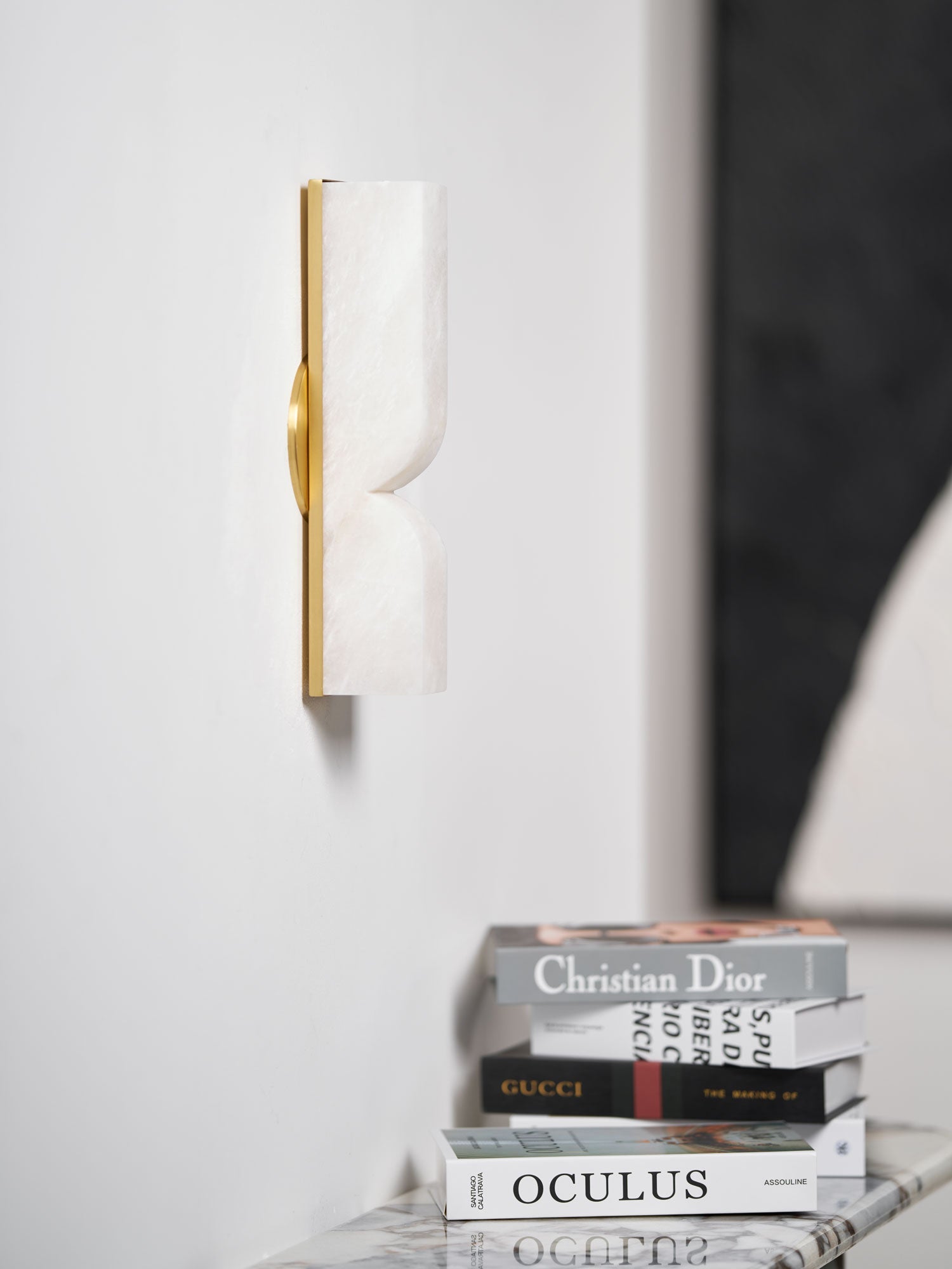Imiraris Minimalist Alabaster Wall Light - Blowlighting