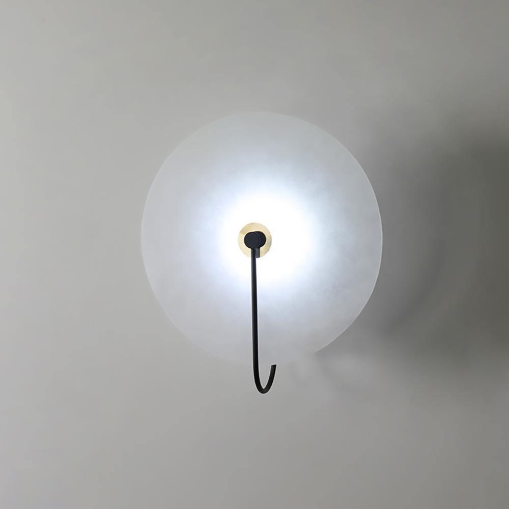 Elaris Alabaster Globe Wall Lamp - Blowlighting