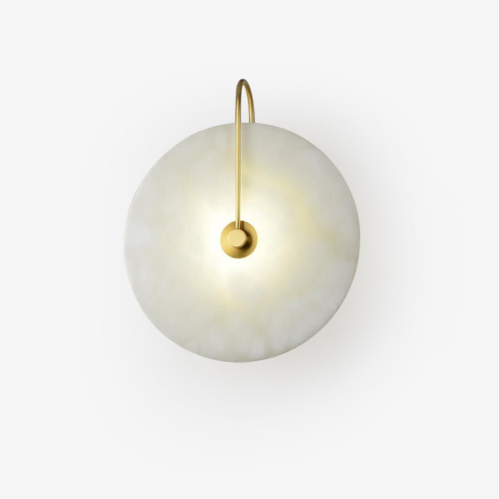 Elaris Alabaster Globe Wall Lamp - Blowlighting