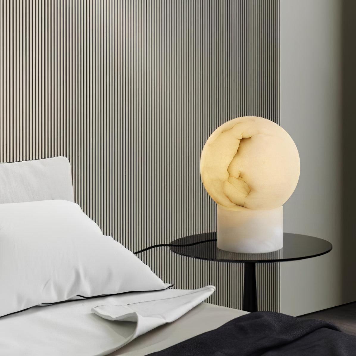 Liora Modern Alabaster Table Lamp - Blowlighting
