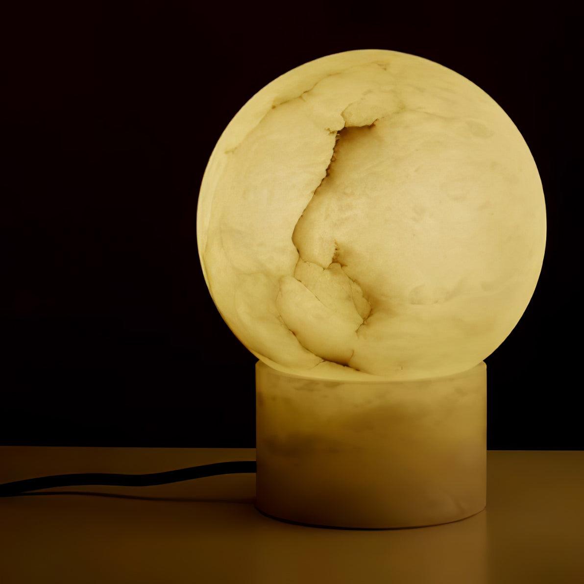 Liora Modern Alabaster Table Lamp - Blowlighting